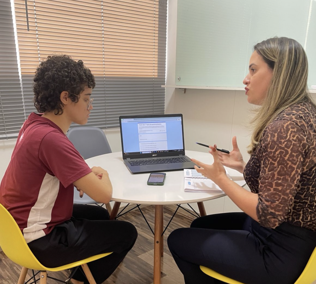 Consulta individual com aluno